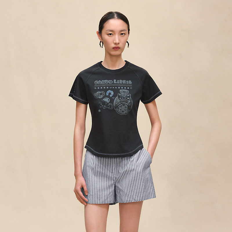 Printed micro t-shirt