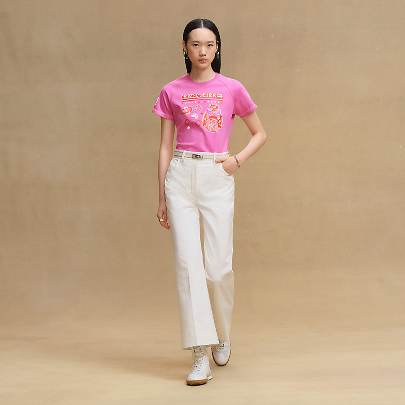 Printed micro t-shirt
