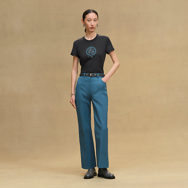 Printed straight t-shirt