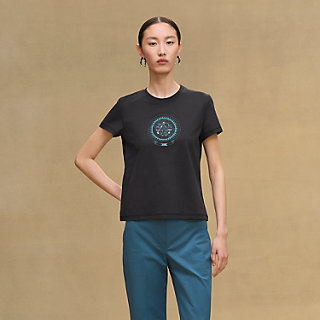 新品エルメス HERMES カルトゥッシュ トップス Tシャツ 36今期 新作 Tシャツ 《カルトゥッシュ》 | Hermès - エルメス-公式サイト