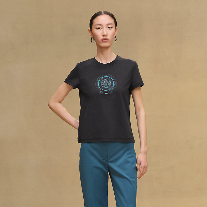 Printed straight t-shirt