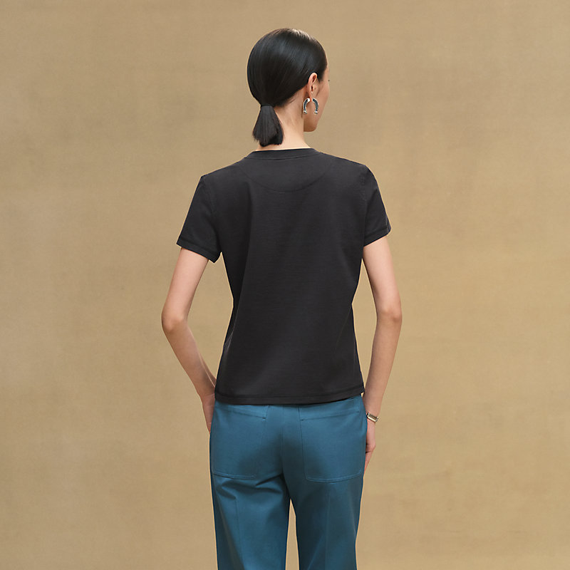 Printed straight t-shirt