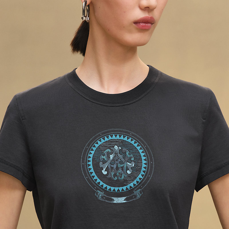 Printed straight t-shirt