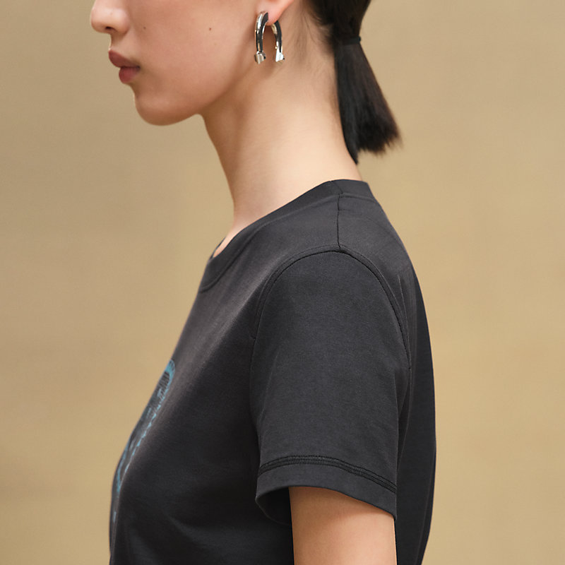 Printed straight t-shirt