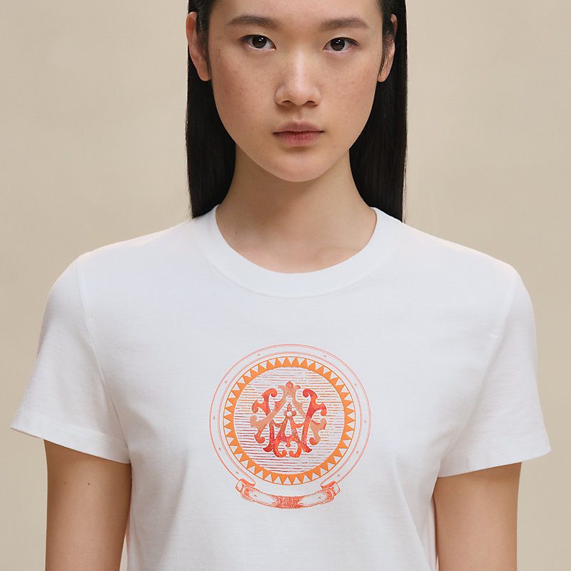 Printed straight t-shirt