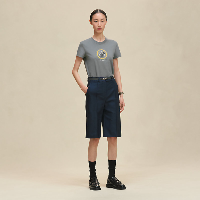 Printed straight t-shirt