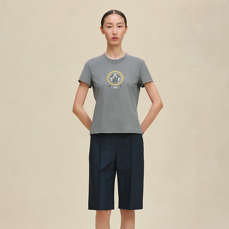 Printed straight t-shirt