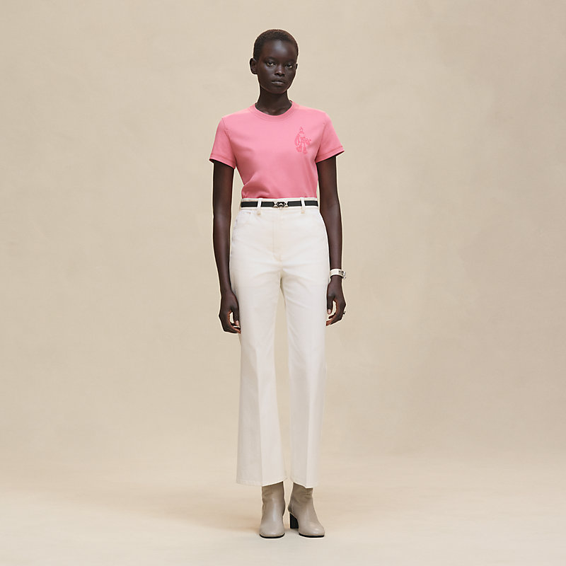 Printed straight t-shirt