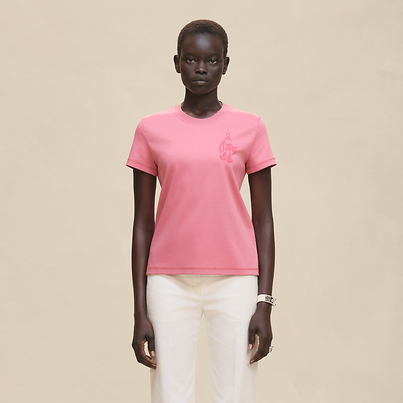 Printed straight t-shirt