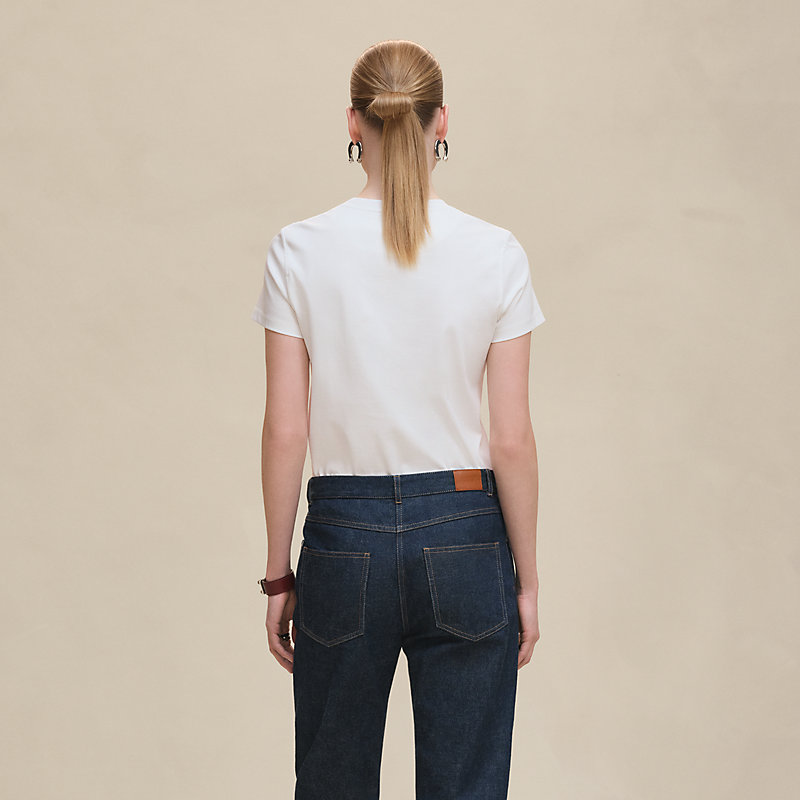 Printed straight t-shirt