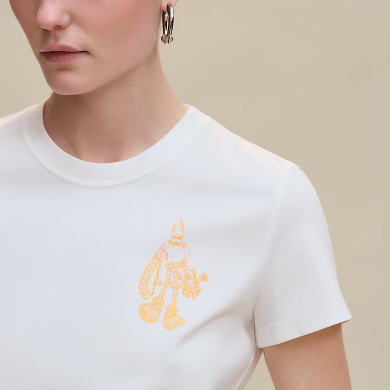 Printed straight t-shirt