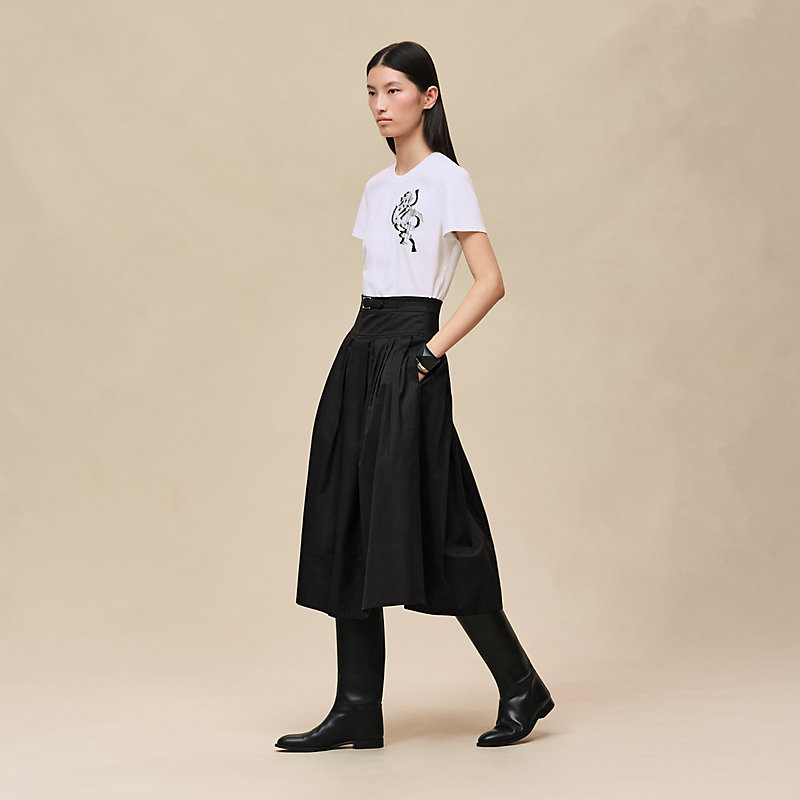 Printed straight t-shirt