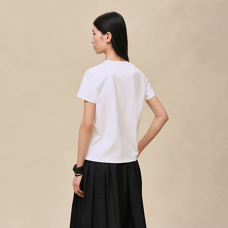 Printed straight t-shirt