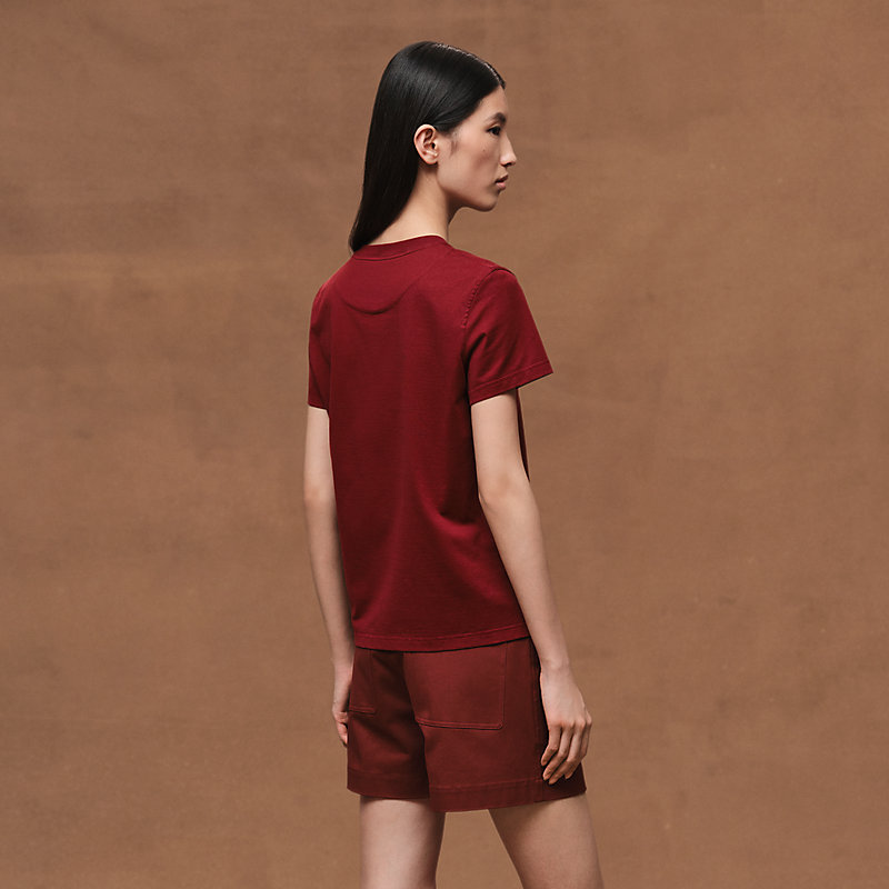 Printed straight t-shirt