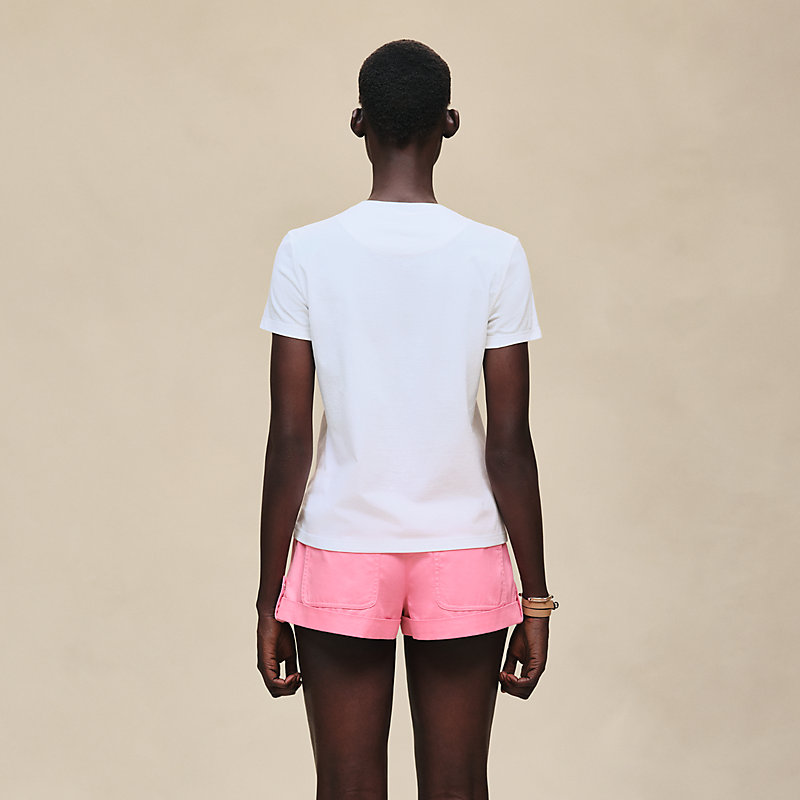 Printed straight t-shirt