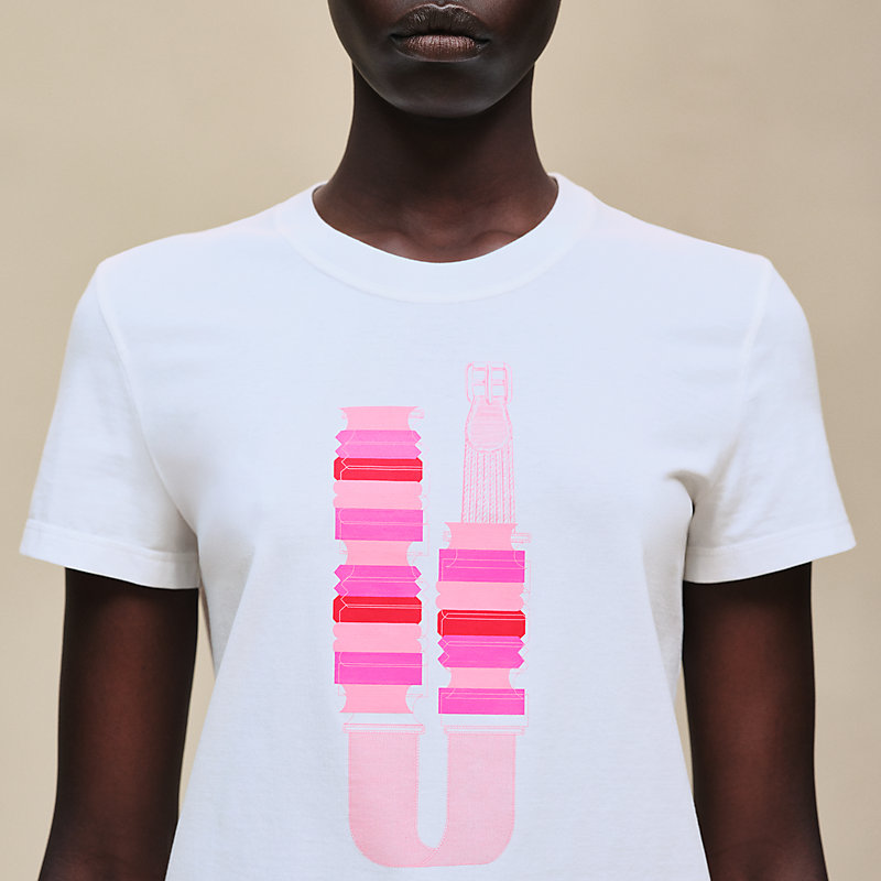 Printed straight t-shirt