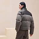 View: Worn, Puffer coat with leather detail