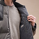 View: Worn, Puffer coat with leather detail