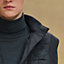 View: Worn, Quilted sleeveless bomber jacket