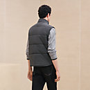 View: Worn, Quilted vest with leather detail