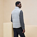 View: Worn, Quilted vest with leather detail