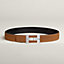 View: , Quizz Ferme-Tout belt buckle & Reversible leather strap 38 mm