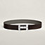 View: , Quizz Ferme-Tout belt buckle & Reversible leather strap 38 mm