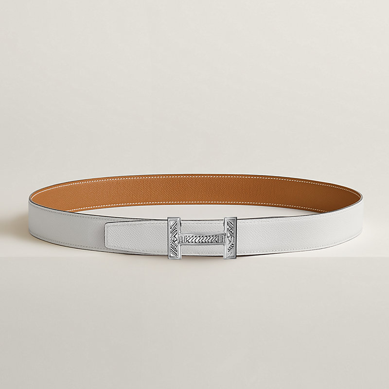Quizz Touareg belt buckle & Reversible leather strap 32 mm