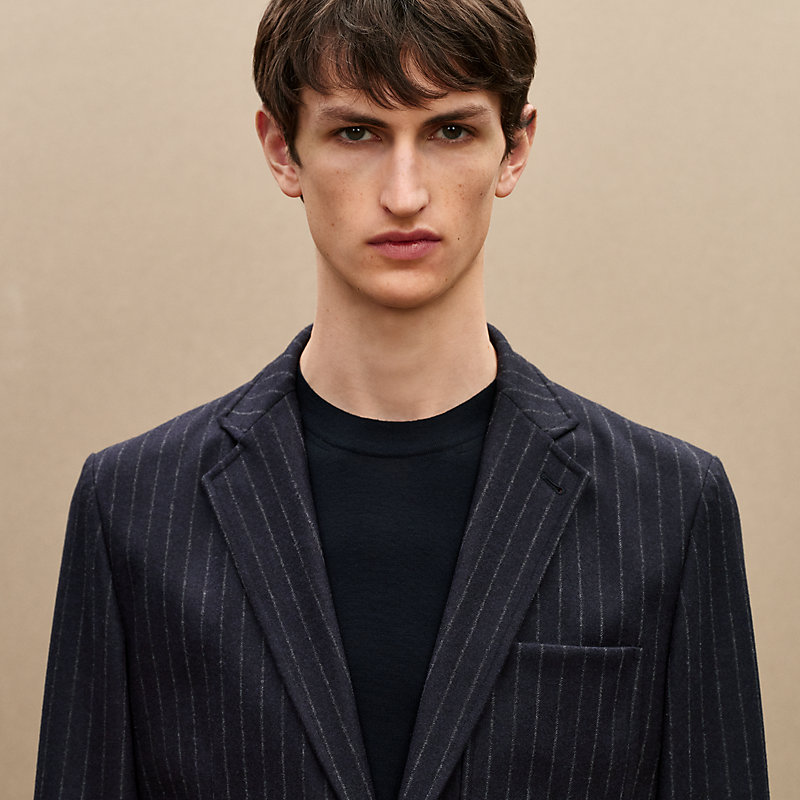 "Rayure technique" 24 Relax jacket, short model