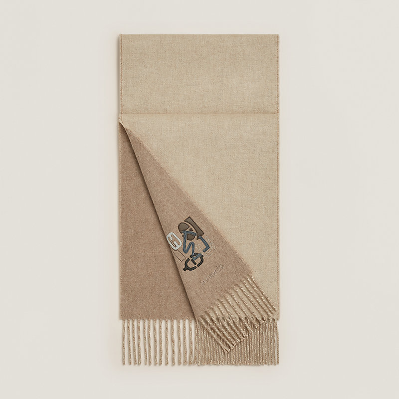 Recto-Verso PM H Puzzle scarf
