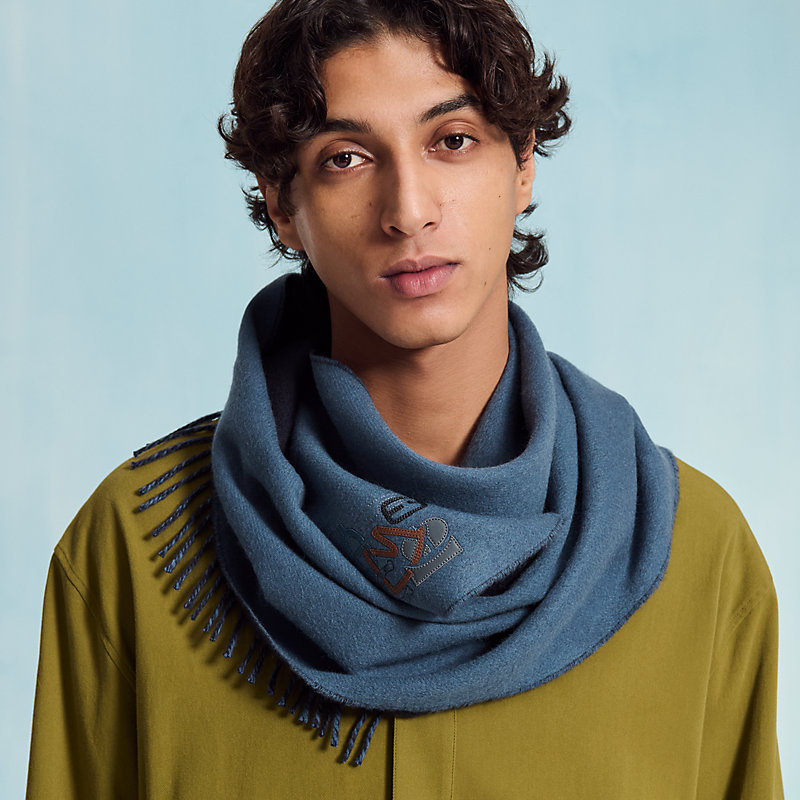 Recto-Verso PM H Puzzle scarf