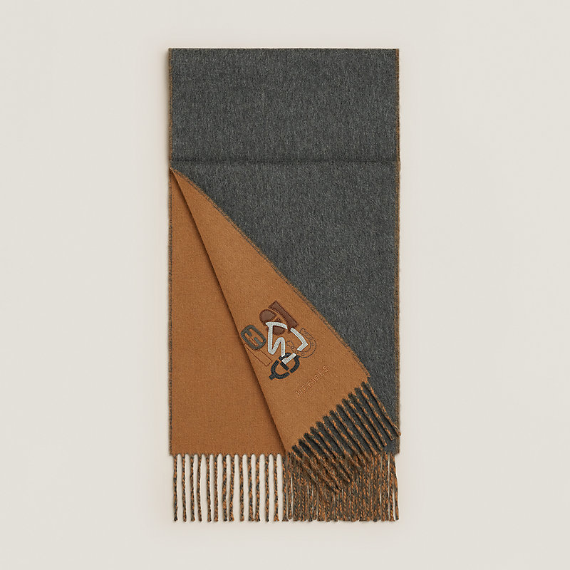 Recto-Verso PM H Puzzle scarf