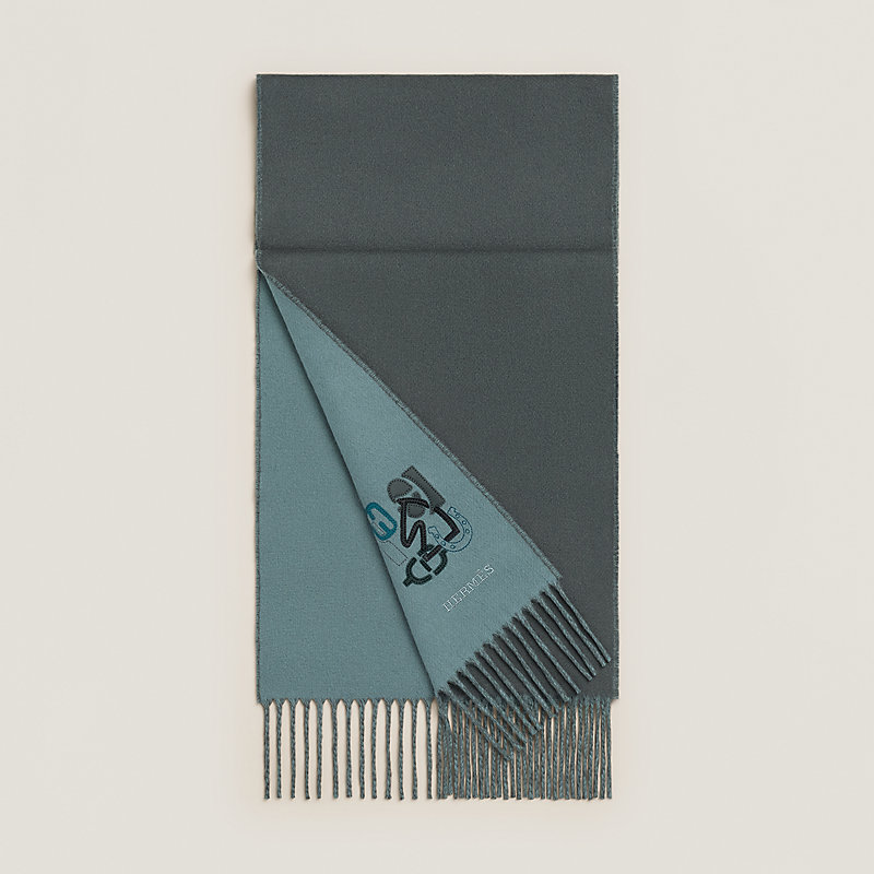 Recto-Verso PM H Puzzle scarf
