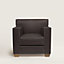 Reeditions J.-M. Frank by Hermès Club armchair, View: Worn, worn, view 1 of 2