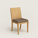 View: Worn, Reeditions J.-M. Frank par Hermes chair with padded seat