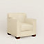 Reeditions J.-M. Frank par Hermès club armchair, View: Worn, worn, view 1 of 3
