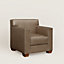 Reeditions J.-M. Frank par Hermès club armchair, View: Worn, worn, view 1 of 3