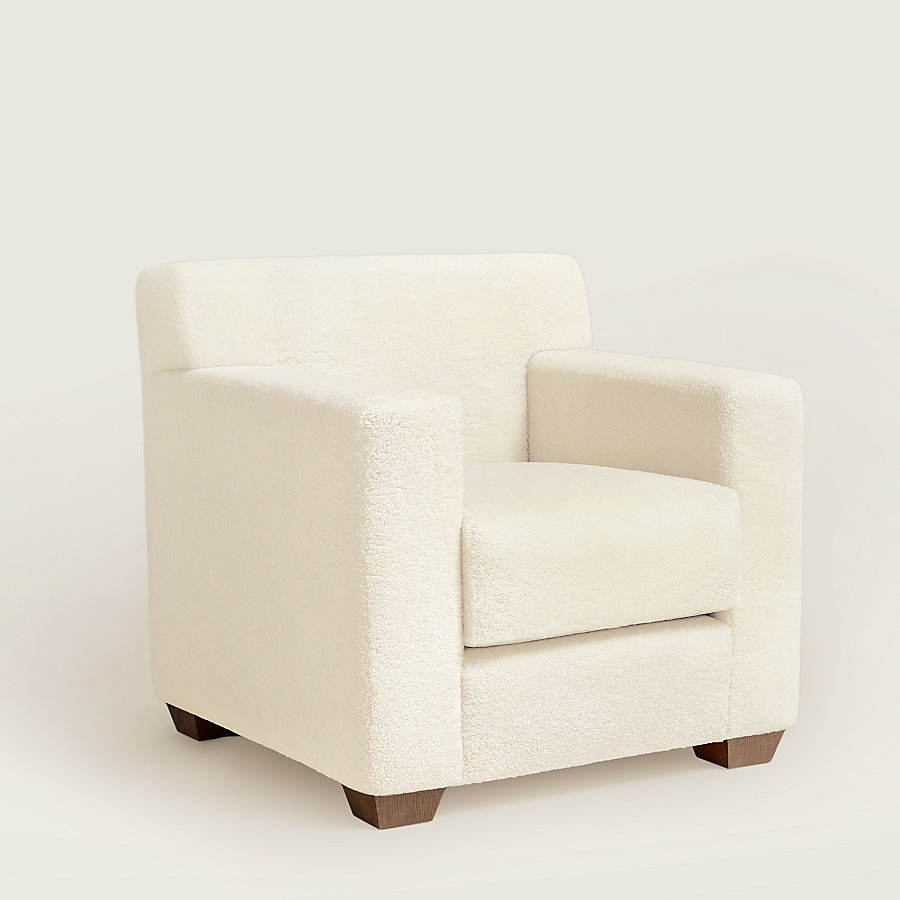 Reeditions J.-M. Frank par Hermès Comfortable club armchair