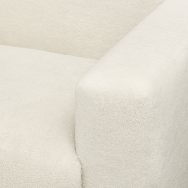 Reeditions J.-M. Frank par Hermès woolskin 2-seater sofa