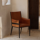 View: Worn, Reeditions J.-M. Frank par Hermes wrought iron armchair