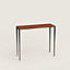 Reeditions J.-M. Frank par Hermès wrought iron console, View: Worn, worn, view 1 of 3
