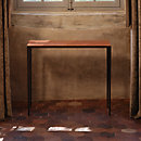 View: Worn, Reeditions J.-M. Frank par Hermès wrought iron console