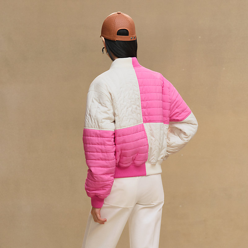 Reversible bomber jacket