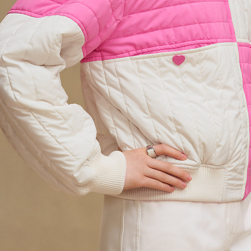 Reversible bomber jacket