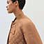 View: Worn, Reversible jacket with leather detail