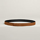 View: front, Reversible leather strap 24 mm