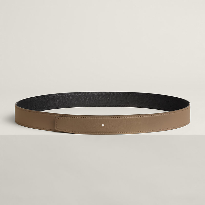 Reversible leather strap 32 mm