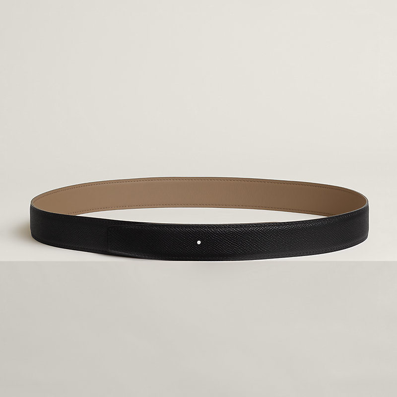 Reversible leather strap 32 mm