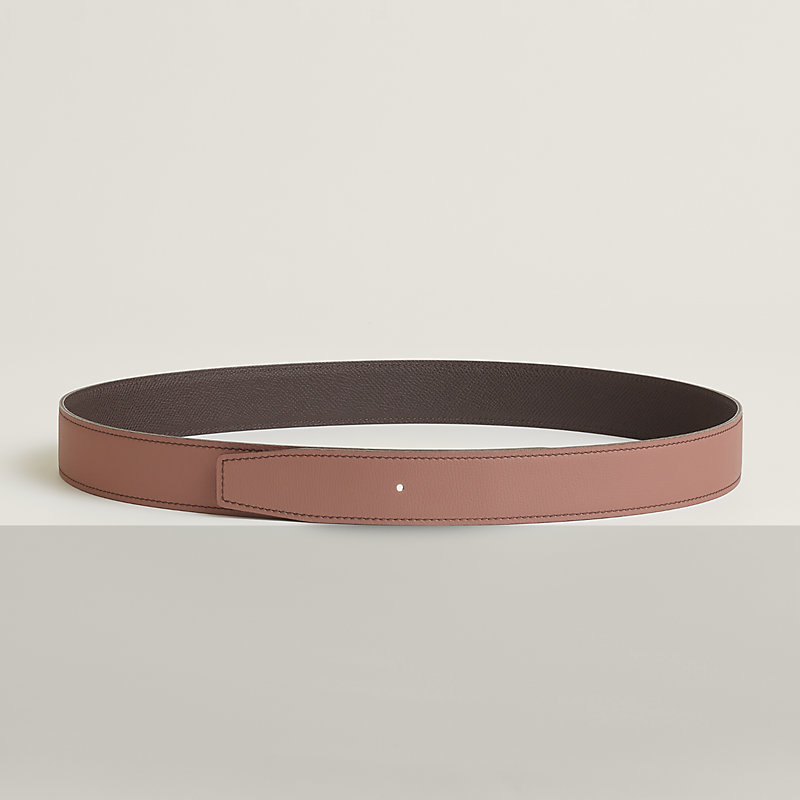 Reversible leather strap 32 mm