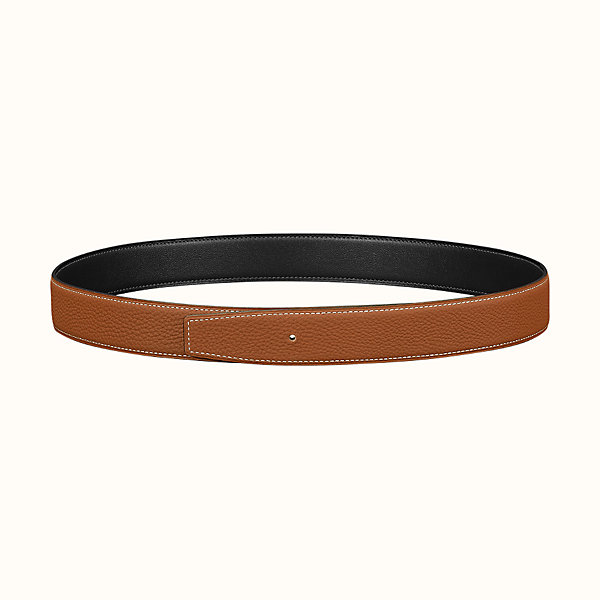 Reversible leather strap 32 mm | Hermès China